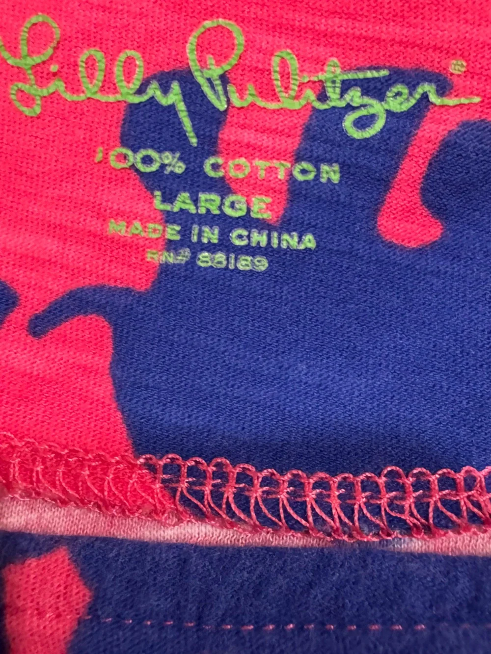 Lilly Pulitzer Pink and Blue Elephant Print Women’s Dress